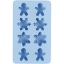 Silikonform snøflak og pepperkakemenn 2,5 x 3 x 4,5 cm 12,5 ml Silikonform snøflak og pepperkakemenn 2,5 x 3 x 4,5 cm 12,5 ml