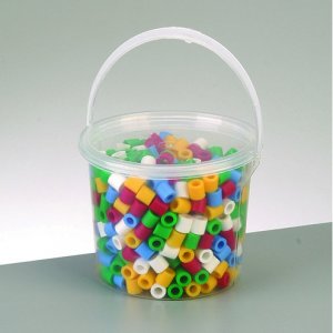 Nabbi® Maxi Perler - Mix af grundfarver - 550-pak i en spand