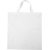 Tekstilpose med kort hndtak - hvit - 20 stk