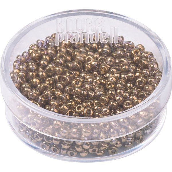 Bohemrocaille p�rlor 2,5 mm, 13 g, ljusbrun