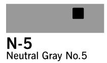 Copic Sketch - N5 - Neutral Gray No.5 - Copic Sketch, Copic-penne, Markers, Penne, Penne, kridt & tusch