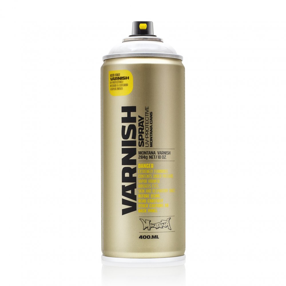 Spraymaling - Semi-Gloss (Halvblank) - Montana - 400 ml - Spraylak, Hobbylack, Fernis og kunstner medier til kunstmaling
