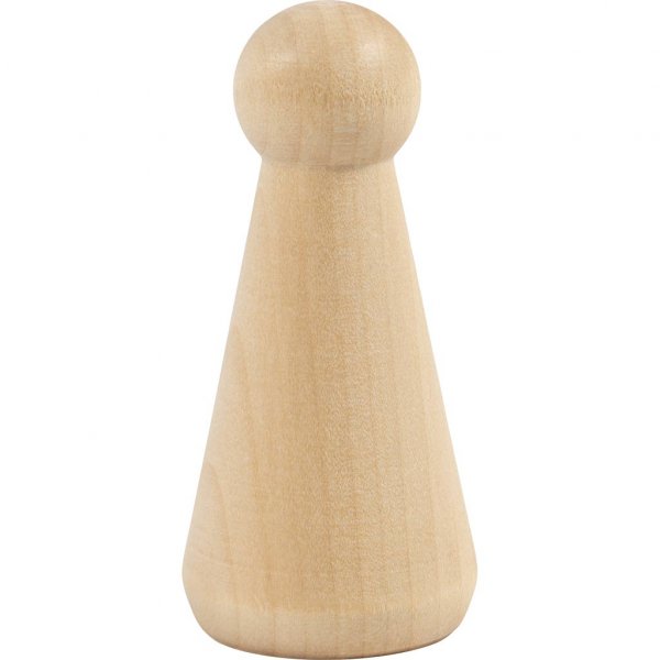 Tr�figurskropp Strutformad 8 cm 3 st