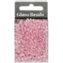 Rocaillepärlor 4 mm Rosa kärna 25 g Rocaillepärlor 4 mm Rosa kärna 25 g