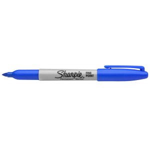 Fiber Pen Sharpie - Permanent Market - Brilliant Blue - Fin