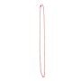 Halsband med stora rosa länkar 4 mm, 64 cm Halsband med stora rosa länkar 4 mm, 64 cm