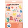 Diamond painting stickers f�r barn - djur, 18 st