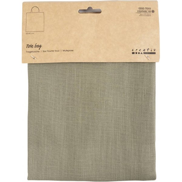 Tote bag - dusty grön Tote bag - dusty grön
