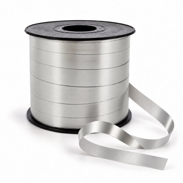 Gavesnor - Sølvmetallisk - Mat - 10 mm x 50 m Gavesnor - Sølvmetallisk - Mat - 10 mm x 50 m