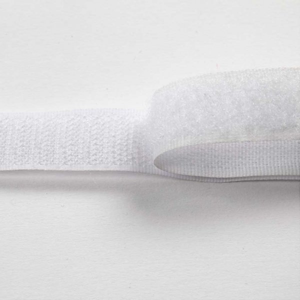 Kardborreband - vit - 5 m Kardborreband - vit - 5 m