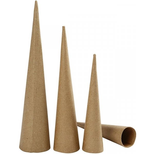Höga strutar - Ø4-5-6 cm - 3 st Höga strutar - Ø4-5-6 cm - 3 st