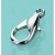 Karabinhage 14 mm - s�lvfarvet