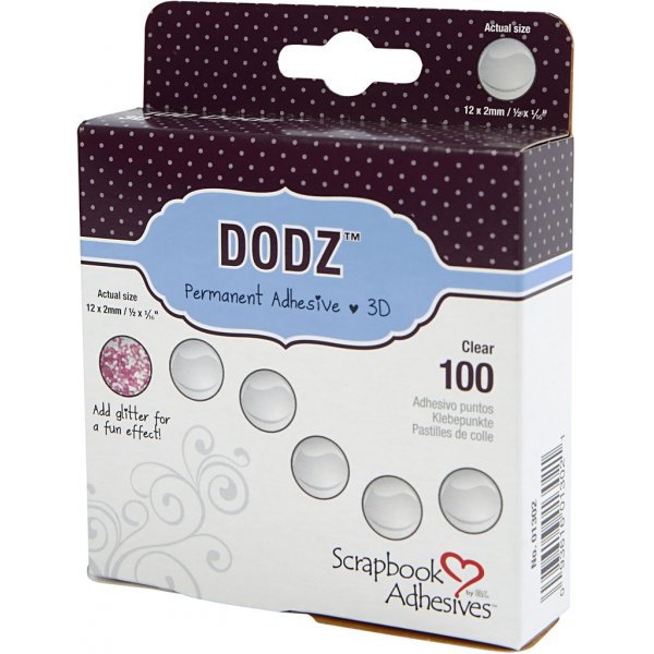 Dodz Adhesive Dots 12 mm - 100 st Dodz Adhesive Dots 12 mm - 100 st