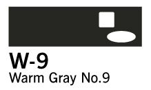 Copic Sketch - W9 - Warm Gray Nr.9 - Copic Sketch, Copic-penne, Markers, Penne, Penne, kridt & tusch