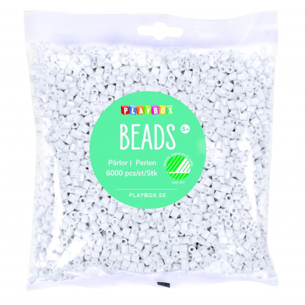 Pärlor 6000 st vit Pärlor 6000 st vit