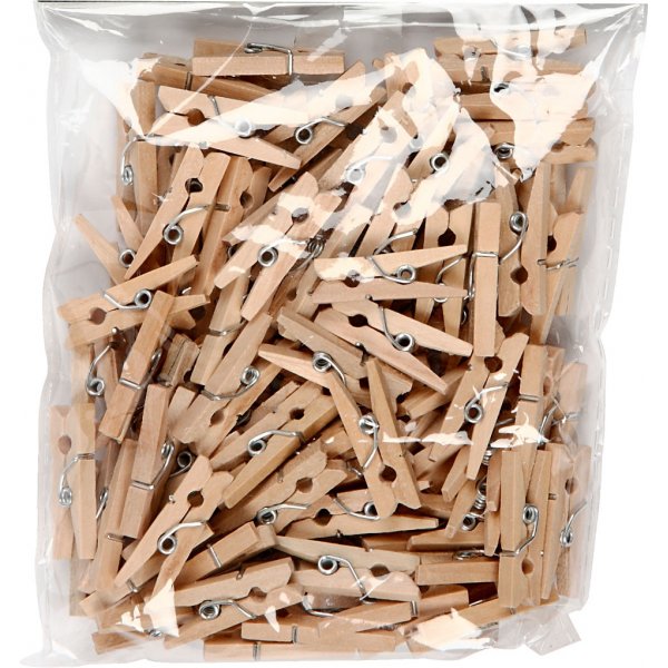 Klädnypor - 25 x 3 mm - 100 st Klädnypor - 25 x 3 mm - 100 st