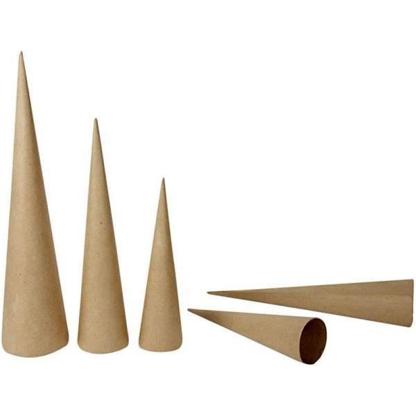 Höga strutar - Ø8-9-11,5 cm - 3 st Höga strutar - Ø8-9-11,5 cm - 3 st