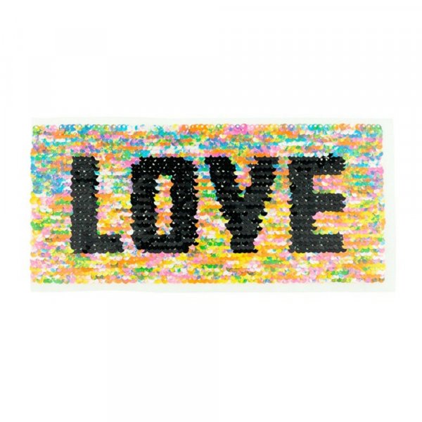 Paljettmrke Vndbart - Rectangle Love