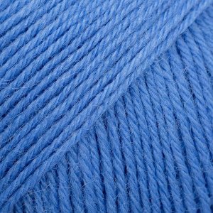 DROPS Fabel Uni Colour garn - 50g - Blåklint Blå DROPS Fabel Uni Colour garn - 50g - Blåklint Blå