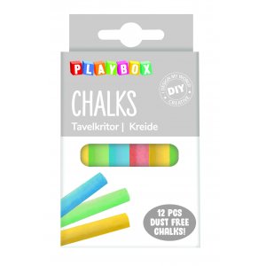 F�rgade tavelkritor 12 st