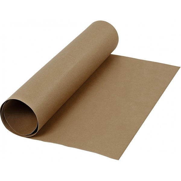 Läderpapper - mörkbrun - enfärgad - 1 m Läderpapper - mörkbrun - enfärgad - 1 m