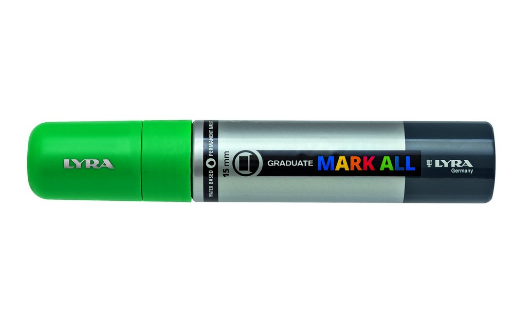 Mark All 15 mm Emerald green - Lyra Mark All, Markers, Penner, Penner, fargestifter og blekk