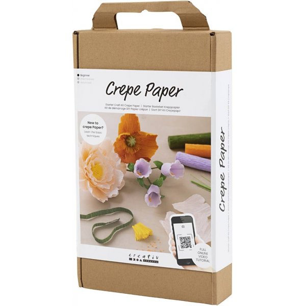 Start DIY Kit Kräppapper - mixade färger Start DIY Kit Kräppapper - mixade färger