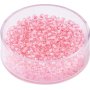 Glasp�rlor BohemRocaille 2,5 mm, 13 g, rosaglans