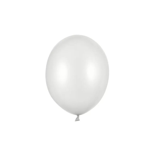 Ballonger strong ca 30 cm metallic silver- 10-pack Ballonger strong ca 30 cm metallic silver- 10-pack