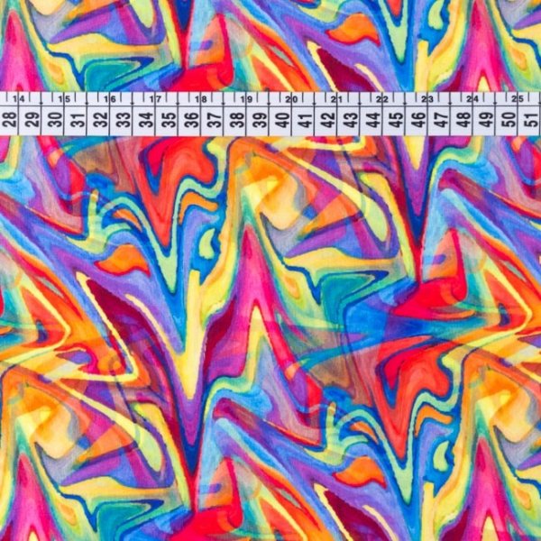 Mönstrad Trikå 160 cm - Marvellous Edition Multi Mönstrad Trikå 160 cm - Marvellous Edition Multi