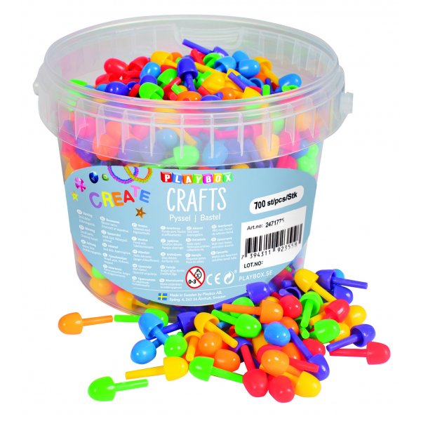 F�rgmosaik i hink Liten pigg - 700 st