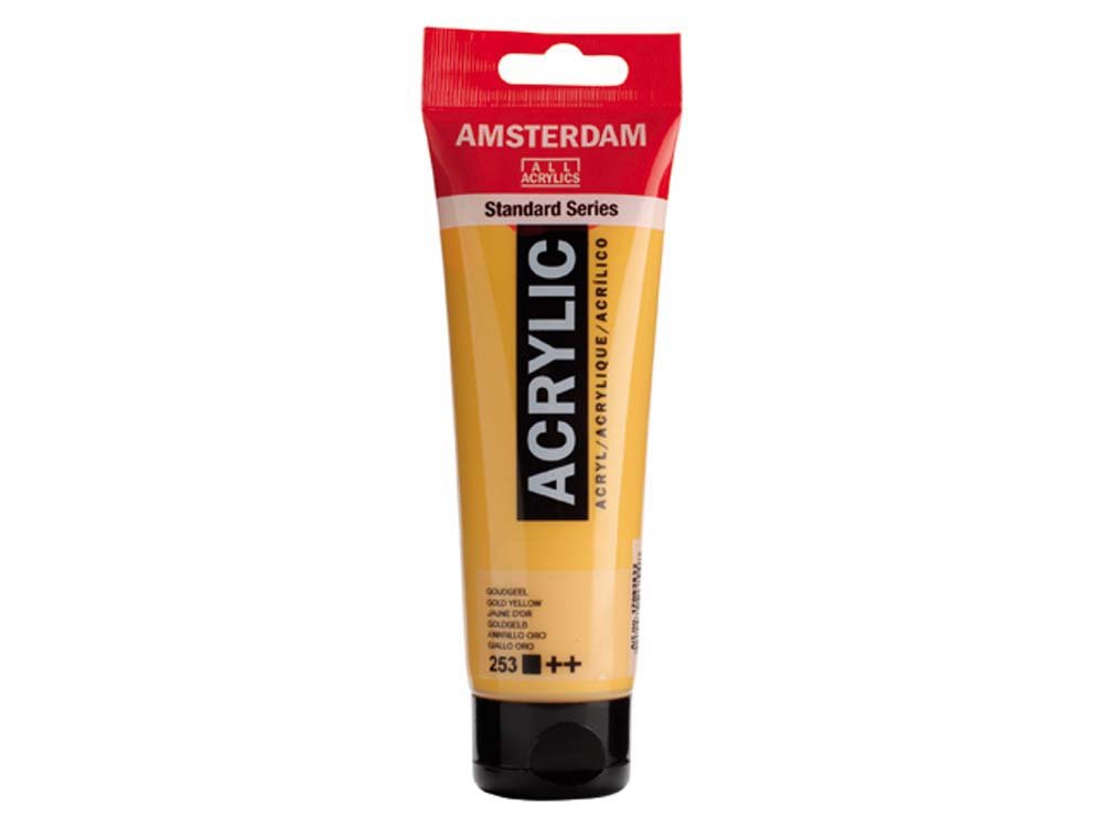 Amsterdam Akrylmaling 120 ml - Guld Gul - Akrylfarver, Kunstnerfarver