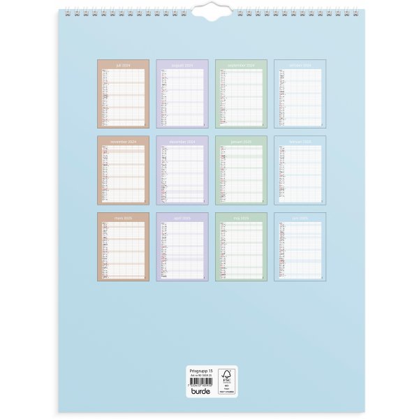 Familjekalender 24/25 - Praktisk