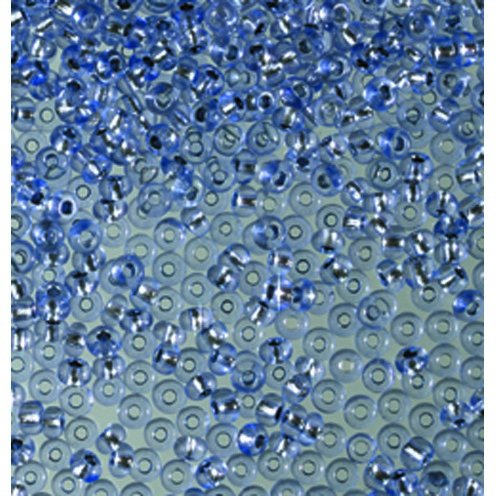 Rocaillespärlor silverlinjerade - lavendel Rocaillespärlor silverlinjerade - lavendel