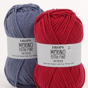 DROPS Merino Extra Fine garn - 50 g (ca. 30 forskellige farver)
