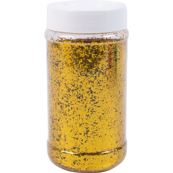 Glitterstrssel grovt guld
