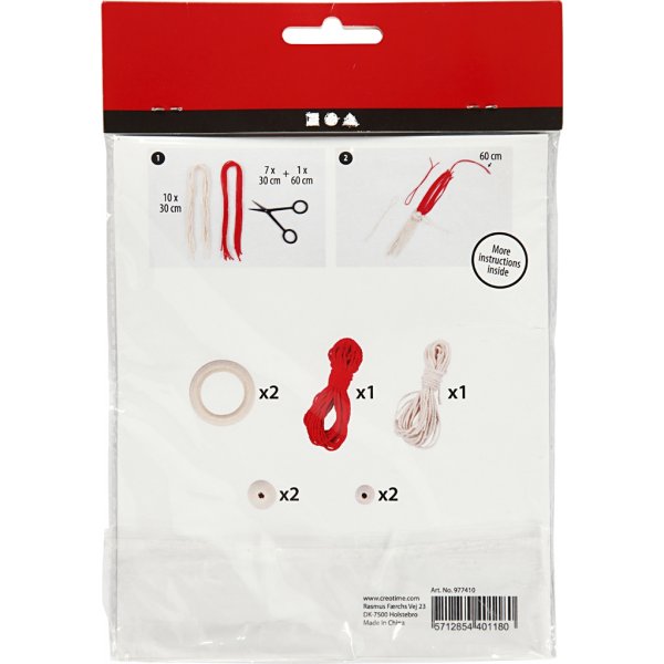 Mini DIY Kit - makramé nisse Mini DIY Kit - makramé nisse
