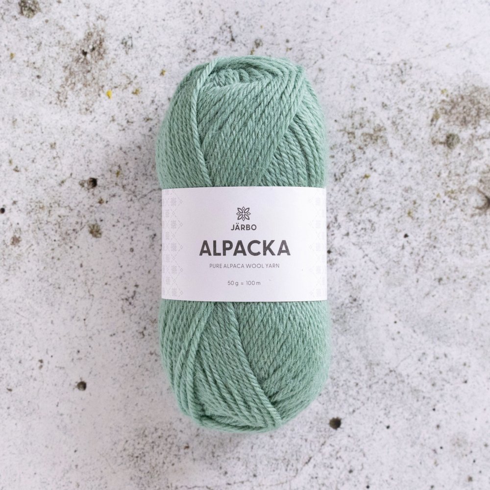 Alpacka - Minty Delight - Järbo Alpacka, Alpackagarn, Garn, Sticka & virka