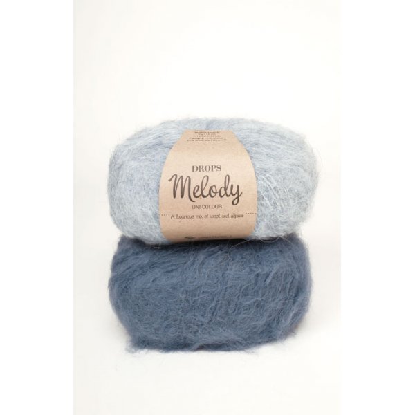 Drops Melody garn - 50g (mohaireffekt) Drops Melody garn - 50g (mohaireffekt)