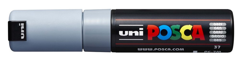 Uni Posca Marker PC-7M - Grå (95) - Posca-penne, Markers, Penne, Penne, kridt & tusch