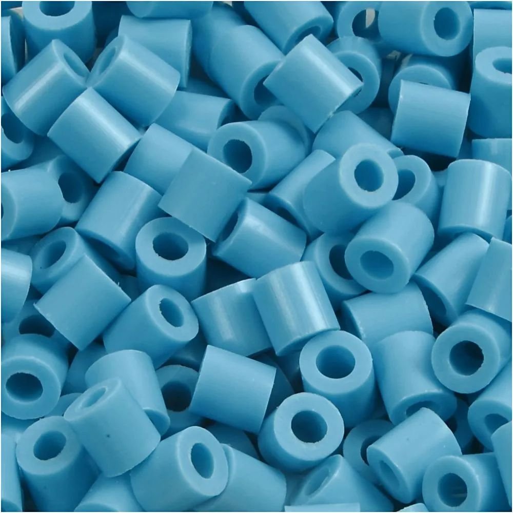NABBI Tube perler - Turkis (32256) - 1100 stk - Rørperler, Perler & perleplader, Håndværk