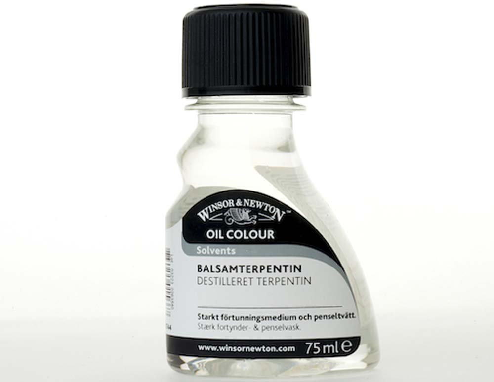Destilleret Terpentin W&N - 75 ml - Medium til oliemaling, Malermedium, Fernis og kunstner medier til kunstmaling