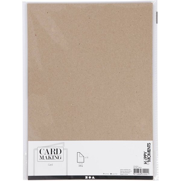Kartong - natur - A4 - 10 st Kartong - natur - A4 - 10 st