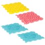 Sensorisk matta Montessori fotmassage 8 delar Pastell - Pusselmatta