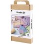 Start DIY Kit Hekle, blandede farger, Vesker