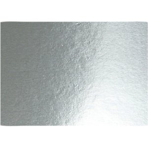 Metallkartong - silver - A4 - 10 ark