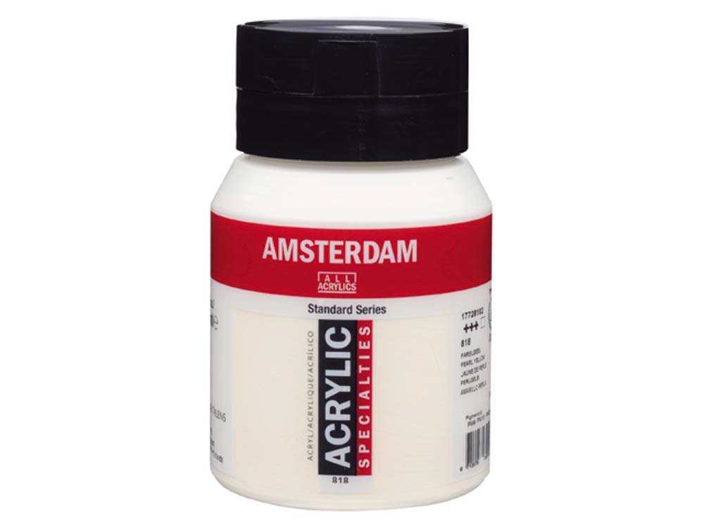 Amsterdam Akryl 500 ml - Pearl Yellow - Akrylfarver, Kunstnerfarver