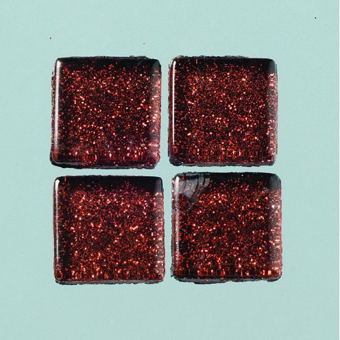 MosaixPro glassmosaikk Glitter 15 x 15 x - brun 200 g - 95 stk.