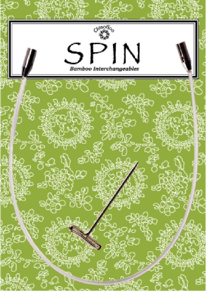 Nylonkabel Spin 20 cm - Stort - Kabelpinde, Strikketilbehør, Strikning, Strikke, hækle, knytte og væve