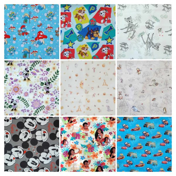 Bomullsvv - Disney - 140 cm